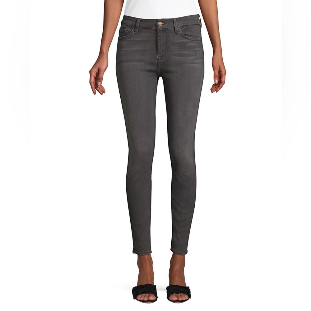 7 For All Mankind High-Rise Ankle Skinny Jeans